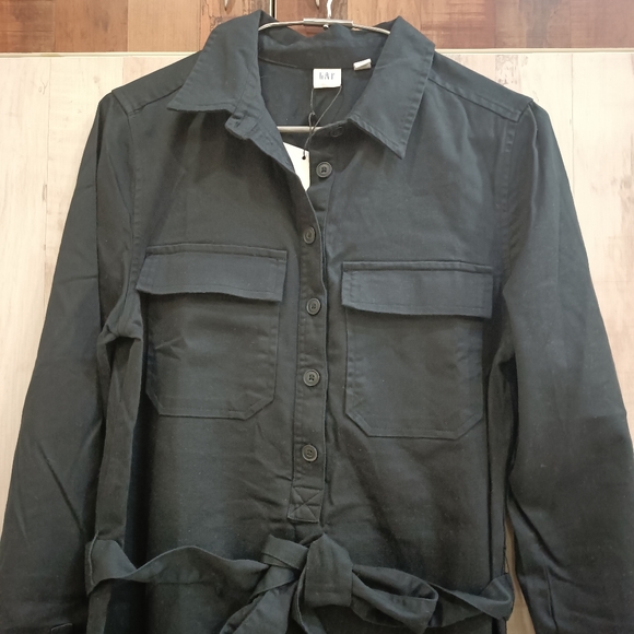 Sale❤️‍🔥GAP shirt dress with detachable fabric belt - Picture 3 of 9